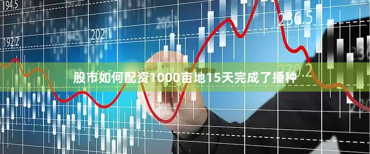 股市如何配资1000亩地15天完成了播种