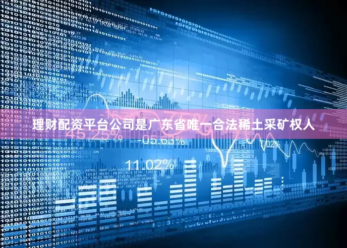 理财配资平台公司是广东省唯一合法稀土采矿权人
