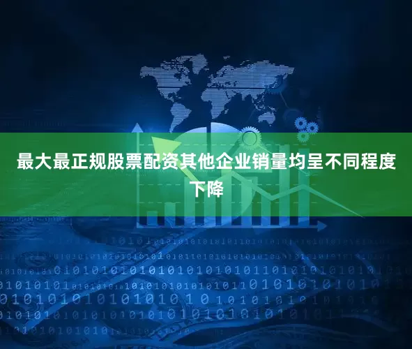 最大最正规股票配资其他企业销量均呈不同程度下降